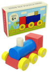 Mini Train Puzzle Building Blocks Wooden | poptoptoys.
