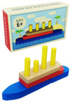 Mini Ship Puzzle Building Blocks Wooden | poptoptoys.