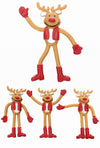 Reindeer Friends Flexible Figures Set of 3 | poptoptoys.