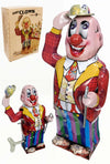 Tin Toy Clown Dandy Tips Hat | poptoptoys.