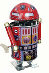 Robo Cop Tin Toy Robot Spin Head 6 Eyes | poptoptoys.