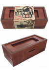 The Secret Box Retro Wooden Vault Bank | poptoptoys.