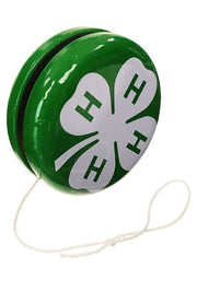 4-H Club YoYo Tin Toy Green America | poptoptoys.