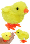 Bright Yellow Chick Hopping Wind Up | poptoptoys.