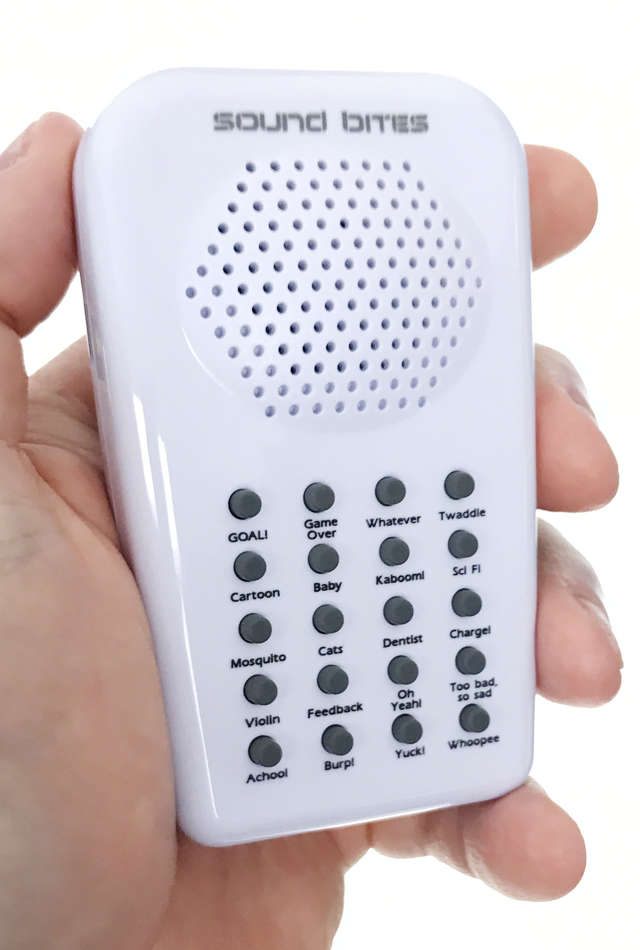 Handheld Sound Machine : Sound Bites : 20 Electronic Sounds Effects ...
