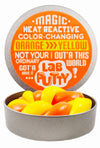 Heat Changing Lab Putty Orange to Yellow | poptoptoys.