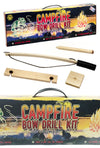Campfire Bow Drill Kit Friction to Flame USA | poptoptoys.