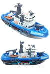 Research Boat Blue Water Action Jet Squirts | poptoptoys.