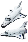 Space Shuttle Plush White Soft 14 inch USA | poptoptoys.