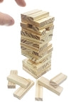 Wooden Tower Game Natural Wood Tumbles | poptoptoys.
