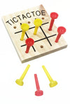 Tic Tac Toe Wood Game Vintage Family Play | poptoptoys.