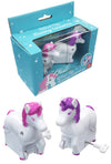 Unicorns WindUp Racing Set 2 Pink Purple | poptoptoys.