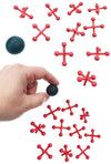 Christmas Jacks with Coal Black Ball Set | poptoptoys.