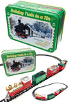 Holiday Train Set in a Tin Box Santa Set | poptoptoys.