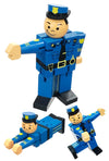 Posing Policeman Wood Posable Figure Paul | poptoptoys.
