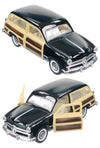 Woody Wagon 1949 Black Toy Ford Car | poptoptoys.
