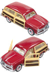 Woody Wagon 1949 Red Toy Ford Car | poptoptoys.
