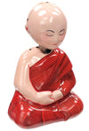 Meditating Monk Tin Toy Bobbing Head | poptoptoys.