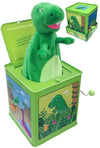 Dinosaur Jack in the Box Little Rex the Green Dino | poptoptoys.