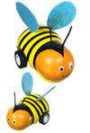 Busy Bee Racer Wooden Pull Back Mini