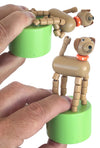 Dog Push Puppet Puppy Poses Thumb Toy