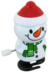 Christmas Snowman Bobble Head Walking Wind Up