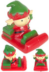Christmas Elf Sleigh Pull Back Wind Up Toy