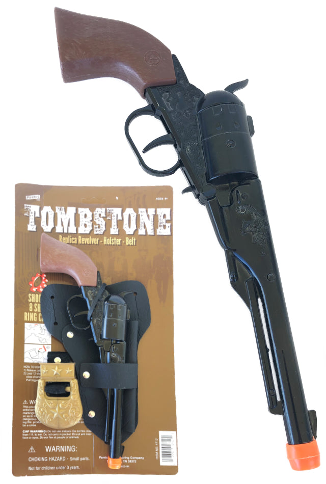 Tombstone Cap Gun : Replica Revolver : Cowboy Western Toy – Pop Top Toys