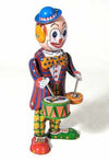 Tin Toy Drumming Clown | poptoptoys.