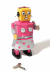 Venus Robot Girl Windup Tin Toy | poptoptoys.