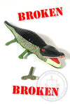 Crocodile Tin Toy ***Broken | poptoptoys.