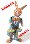 Drumming Happy Bunny ***Broken | poptoptoys.