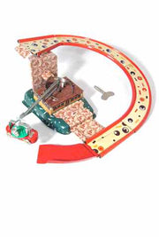 Skyway Fair Ride Tin Toy 1945 | poptoptoys.