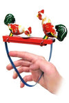 Pecking Roosters Classic Tin Toy | poptoptoys.