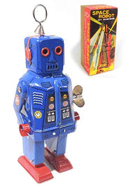 Space Ring Robot Blue Yoshiya Sparky | poptoptoys.