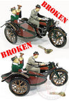 Parade Motorcycle Brown ***Broken | poptoptoys.