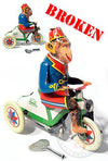 Monkey on Bike ***Broken | poptoptoys.