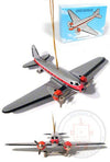 DC 3 Airplane Ornament | poptoptoys.