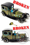 Green Saloon Touring Car ***Broken | poptoptoys.