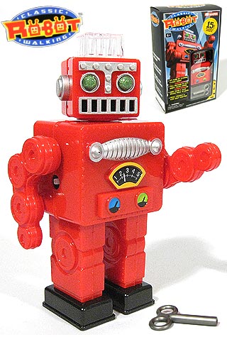 Robot 4D Puzzle : Classic Walking Red Robot Kit – Pop Top Toys