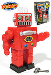 Red Robot Puzzle Walking Windup | poptoptoys.