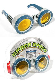 Robot Glasses Space Specs Gold | poptoptoys.