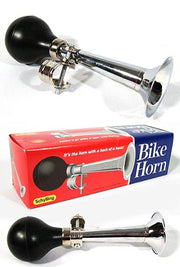 Bike Horn Black and Chrome | poptoptoys.