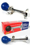Bike Horn Blue and Chrome | poptoptoys.