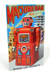 Machine Man Robot Tin Sign Gang of 5 | poptoptoys.