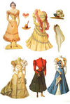 Victorian Bride Paper Doll Play Set | poptoptoys.