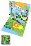 Jungle Birthday Party 3D Pop Up Card | poptoptoys.
