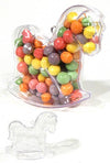 Rocking Horse Clear Candy Box | poptoptoys.