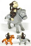 Yankee Doodle Monkey on Pony | poptoptoys.
