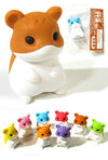 Hamster Eraser Japanese Mini Puzzle Iwako 1 Piece, Assorted Colors | poptoptoys.